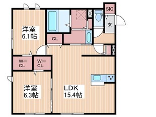 リコグラン井口の物件間取画像